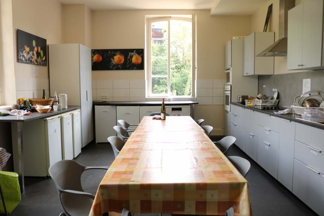 Student Kitchen at the European Study Center Chateau de Pourtales, Strasbourg France